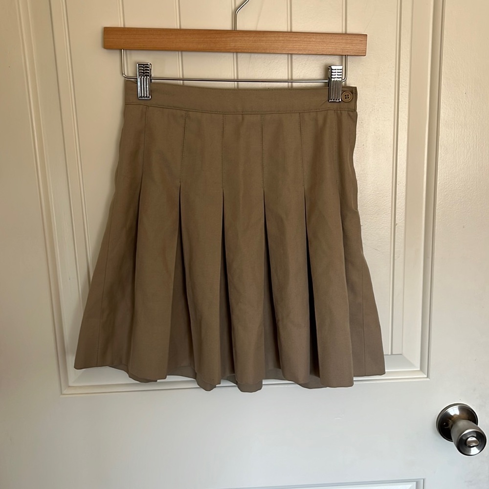 Khaki Uniform Skirt